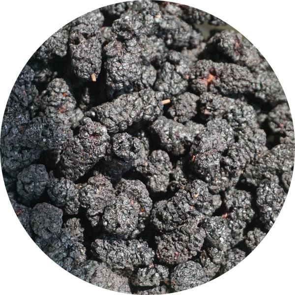 原材料名:マルベリー　中国産 保存方法:高温多湿を避け、冷暗所にて密閉保存下さい。 栄養成分:100g当り（推定値）: 熱量285kcal タンパク質9.57ｇ 脂質2.59ｇ 炭水化物65.1ｇ 食塩相当量0.2ｇきいちごの様なフレッシュ...