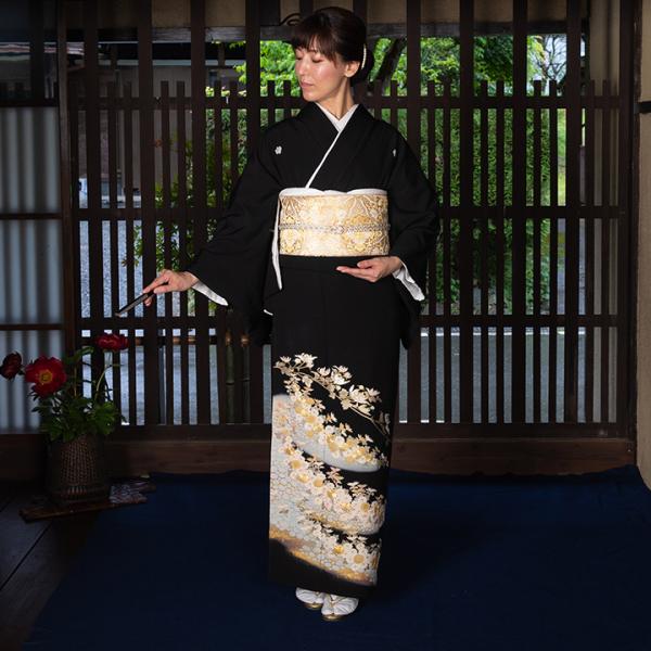 レンタル留袖 フルセット 高級正絹  留袖 レンタル 小菊　TS-MA432　結婚式 母親 衣装 留袖 レンタル留袖 結婚式母親 親族 留袖 式典 叙勲 留袖