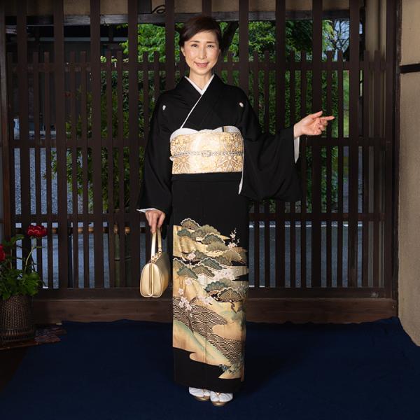 レンタル留袖 フルセット 高級正絹  留袖 レンタル 松竹梅　TS-MA439　結婚式 母親 衣装 留袖 レンタル留袖 結婚式母親 親族 留袖 式典 叙勲 留袖