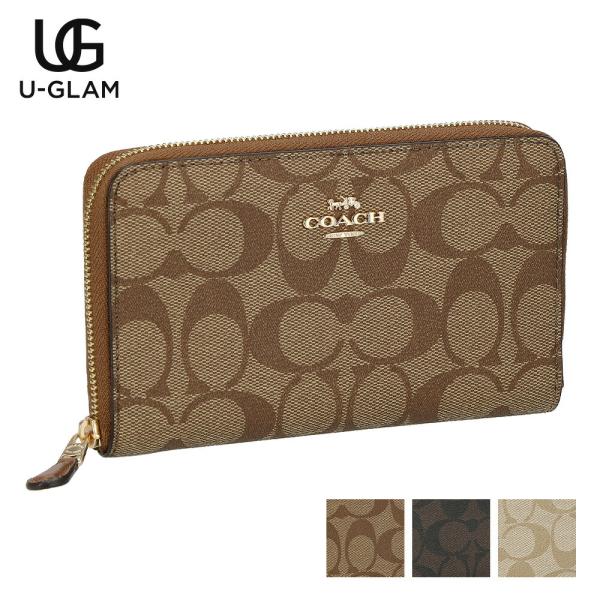 【美品✨】　COACH コーチ　二つ折り　財布 コンパクト　アイボリー　スタッズ COACH コーチ 小物 二つ折り財布 88913 レディース MEDIUM ID ZIP