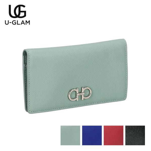 ✧Salvatore Ferragamo 長財布 グレー美品NFCタグ内蔵 Ferragamo フェラガモ 財布 長財布 THE GANCINI 22D779 レディース