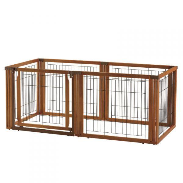 ペットサークル 木製 3WAY リッチェル 犬 サークル ゲージ　中古品 楽天市場】リッチェル ペット用 木製3WAYサークル 6面 【選べる