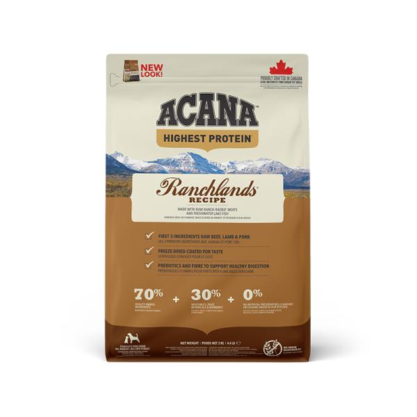 他サイト： アカナ acana ハイエストプロテイン ランチランド レシピ 2kg 正規輸入品 064992543204の商品画像