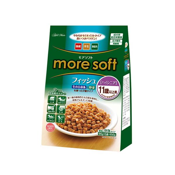 株式会社ペティオ　モアソフト　ハイシニア　フィッシュ 8袋セット 株式会社ペティオ モアソフト ハイシニア フィッシュ 8袋セット モア