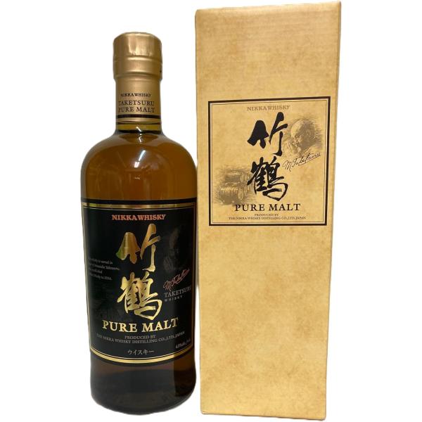 竹鶴ピュアモルト NV 700ml 旧ラベル : うぐいす屋酒店ヤフー店