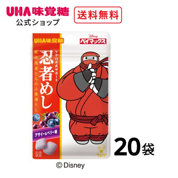 忍者めしにコスチュームベイマックスが登場！・パッケージ全4種・アサイー＆ベリー味