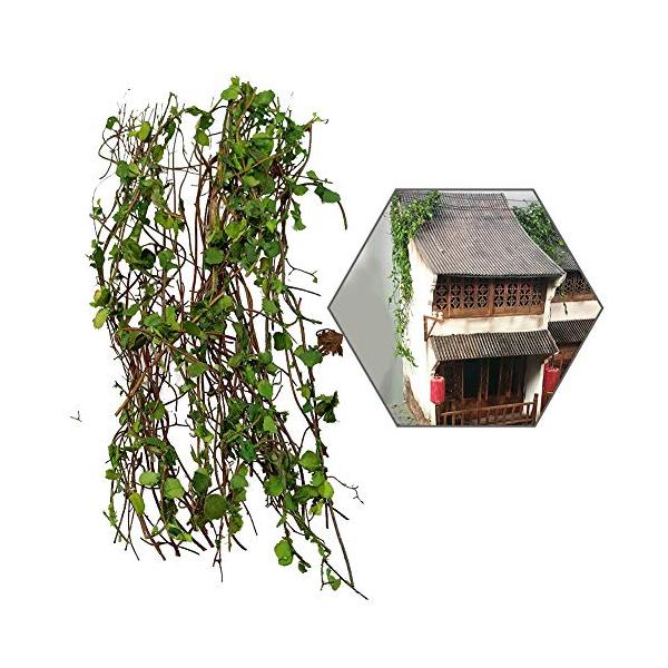 フェイクグリーン 人工観葉植物 造花 藤 壁掛け 枯れない植物 情景コレクション 風景 箱庭 鉄道模型 建物模型 ジオラマ PJ02-1JP