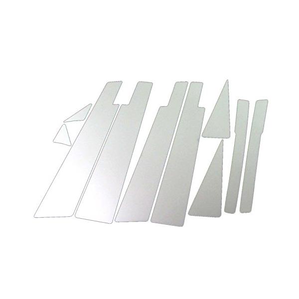 BRIGHTZ プレオ RA1 RA2 RV1 RV2 超鏡面ステンレスメッキピラーパネル ワイドバイザー有用 10PC 【 PIL-SIL-322
