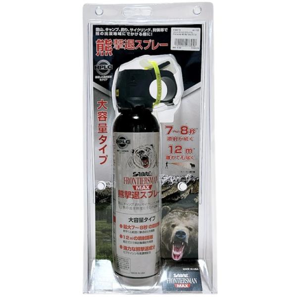 SABRE 熊撃退スプレーフロンティアーズマン マックス ベアスプレー 272ml