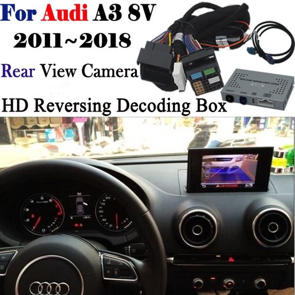 カーナビ カーAV アウディA3 8v 2011〜2018 MMI 3G フロント/バックカメラ インターフェイスアダプターキット