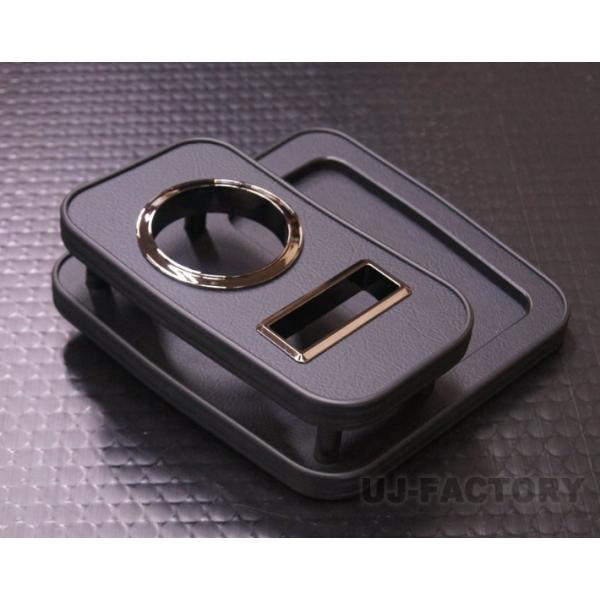 BUSSELL センタードリンクホルダーテーブル/レザーブラック ホンダ フリード・フリードe:HEV GT1/GT2/GT3/GT4/GT5/GT6/GT7/
