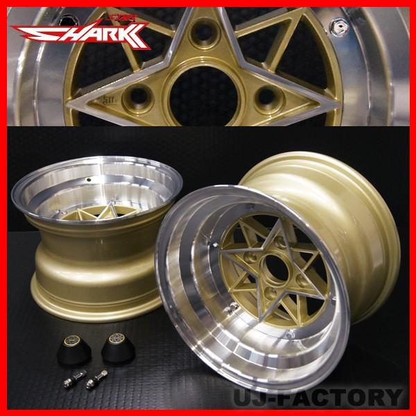 yIz X^[V[N STAR SHARK 蕜 14C`zC[ / 9.0J / OUTSET -26 / P.C.D-HOLE 114.3-4H S[h ×2{