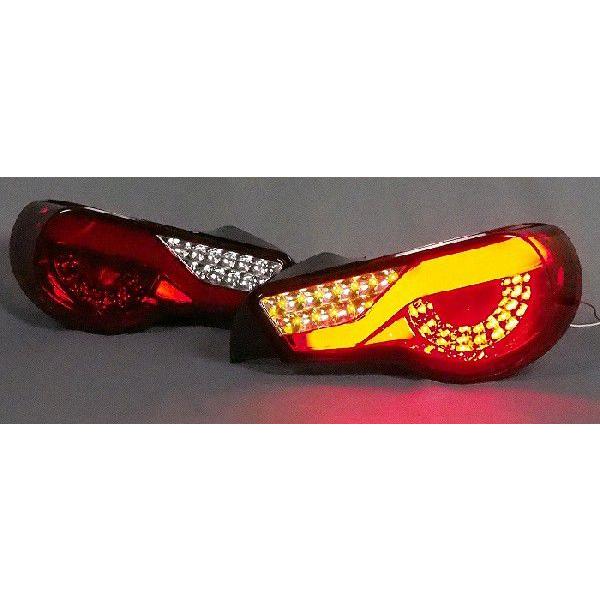 86テールライト 赤/クリア 即納！】☆LEDテールランプ☆ トヨタ 86専用 ZN6 レッドクリア