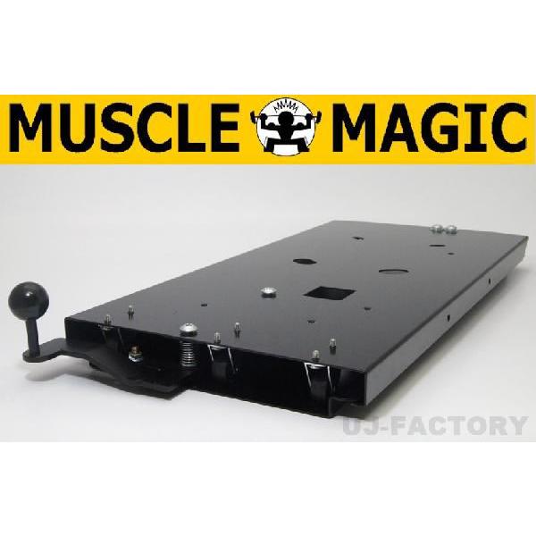 マッスルマジック　コンソールＢＯＸ用スライドステー　200系ハイエースナロー用 マッスルマジック製】 ハイエース H200系 コンソールボックス