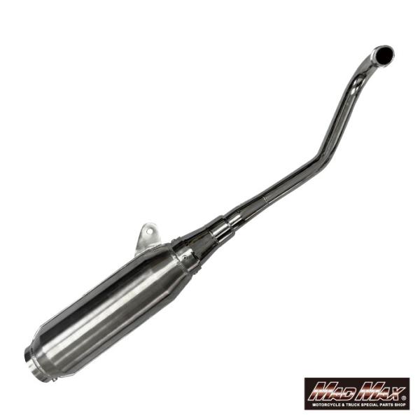 MrQuick製フルエキゾーストモナカ管マフラー　cc110クロスカブ用 MAD MAX MADMAX Mr Quick製 ホンダ CC110 (JA45/JA60