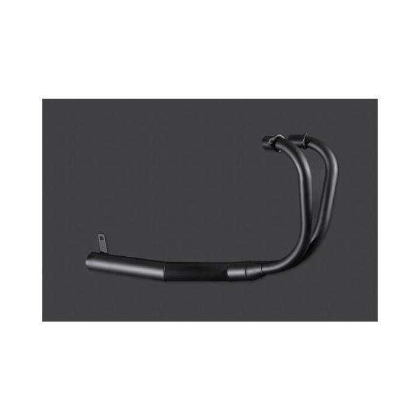 MRS ショート管マフラー KAWASAKI Z250FT ブラック エムテック MRS