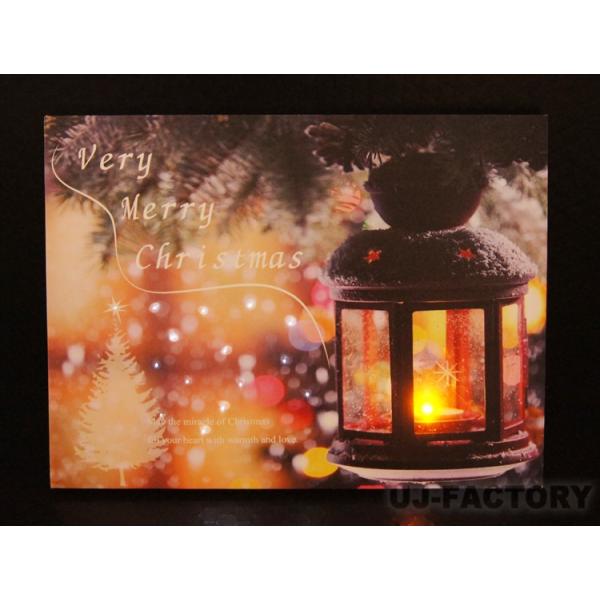 �y���[�z ���C�g�A�b�v�L�����o�X (44-012) ����� LED�L�����o�X CHRISTMAS �N���X�}�X