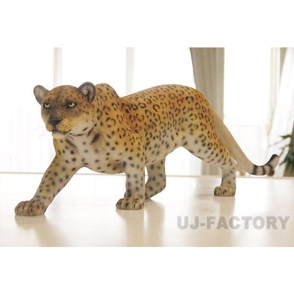 要問い合せ♥️レア♥️カッコいい　キラキラ　レオパード　ヒョウ　動物　オブジェ 楽天市場】ヒョウ 置物 動物 オブジェ 100cm レオパード