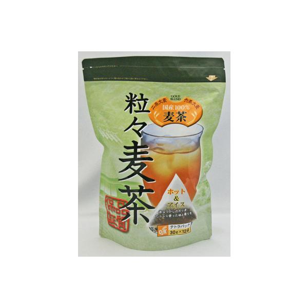 小谷穀粉 まる粒麦茶 OSK 国産 粒々麦茶 30g×12袋入 二条六条