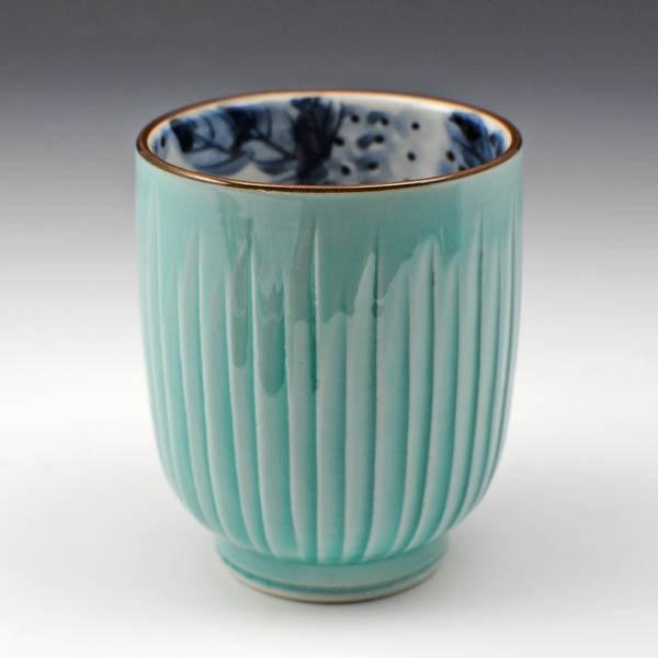 京焼 清水焼 湯呑 湯呑み茶碗 高級 おしゃれ 湯のみ 手作り 和食器 ゆのみ 来客用に 単品 湯飲み 1客 木箱入り 涼 Uht423 1 宇治茶と清水焼の宇治茶園 通販 Yahoo ショッピング