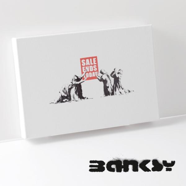 BANKSY CANVAS ART バンクシー キャンバスアート スモール 30cm × 21cm