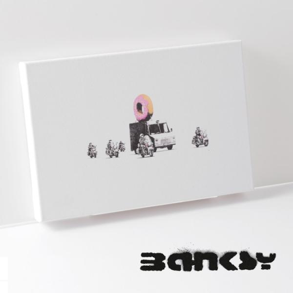 BANKSY CANVAS ART バンクシー キャンバスアート スモール 30cm × 21cm