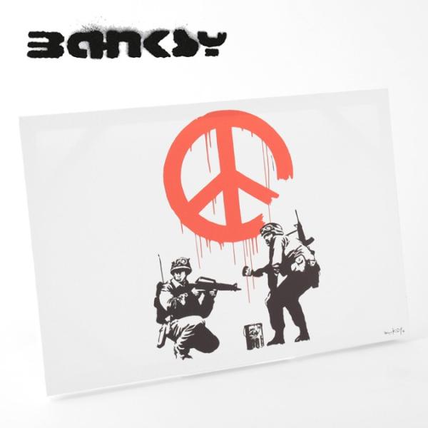 BANKSY CANVAS ART バンクシー キャンバスアート ポスター 
