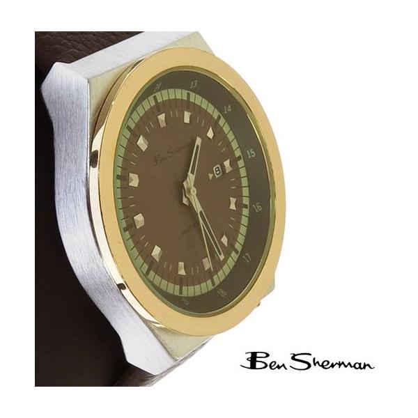 �x���V���[�}�� Ben Sherman �u���E�� �S�[���h�g���� �t�F�C�X �r���v �����Y