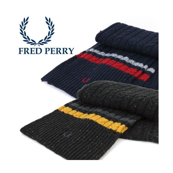 フレッドペリー マフラー FRED PERRY フレッドペリー マフラー ラムウール スカーフ C4126