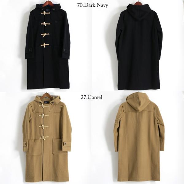 Perry 正規販売店 メンズ 2色 ウール フレッドペリー Fred キャメル コート アウター ダッフルコート ダークネイビー メンズ