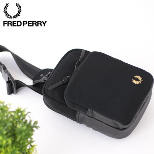 FRED PERRY フレッドペリー メンズ ショルダーバッグ ピケ ワン