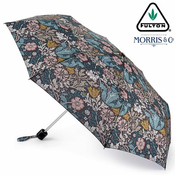 ウィリアム モリス Fulton X William Morris 折りたたみ傘 傘 フルトン Minilite Morris ミニライト モーリス コンプトン Compton レディース 正規 かさ Www Nlqp Com
