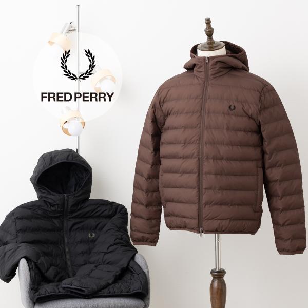 FRED PERRY（フレッドペリー） フード付きパデッドジャケット 中綿