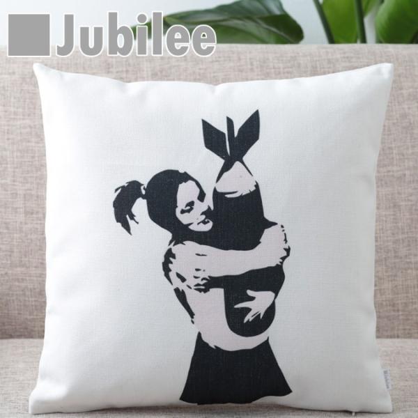 �o���N�V�[ �N�b�V�����J�o�[ 45×45cm Bomb Hugger Jubilee London