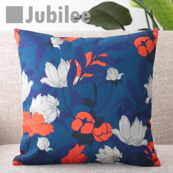 �N�b�V�����J�o�[ �l�C�r�[ �t���[���� �k���f�U�C�� 45×45cm ���l�� �{�^�j�J�� Jubilee London