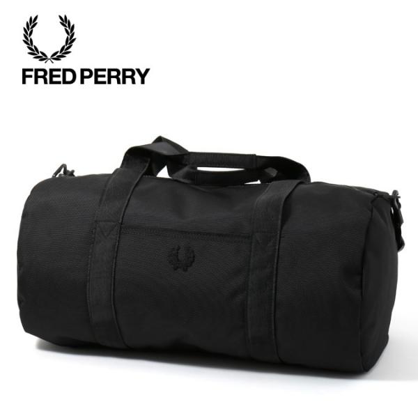 フレッドペリー　バレル　ドラムバッグ FRED PERRY（フレッドペリー） 正規販売店 トーナル トラック バレル