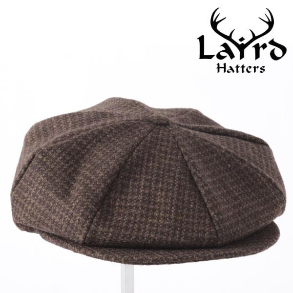 Laird Hatters メンズ キャスケット 英国製 ハンチング ウール