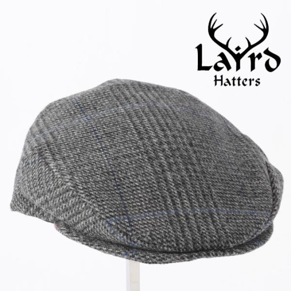Laird Hatters　英国製キャスケット　ハンチング　ツイード ukclozest_laiflatcaptweed-