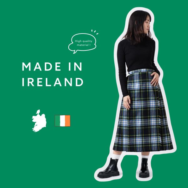O'NEIL OF DUBLIN �I�j�[���I�u�_�u���� �L���g�X�J�[�g 83cm �����O�� �E�[���~�b�N�X �X�J�[�g �����X�J�[�g �A�C�������h�� �^�[�^���`�F�b�N ���i�摜5