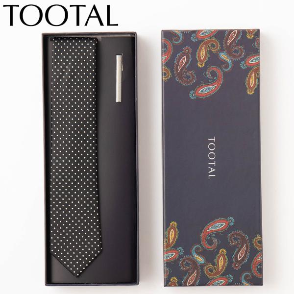 Tootal Scarf TOOTAL メンズ ネクタイピンギフトセット 100%上質シルク
