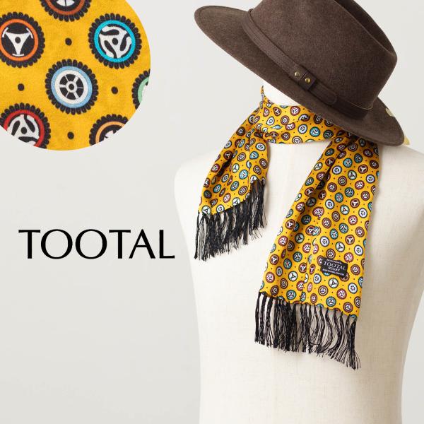Tootal Scarf Vintage ユニセックス ピュア シルク スカーフ