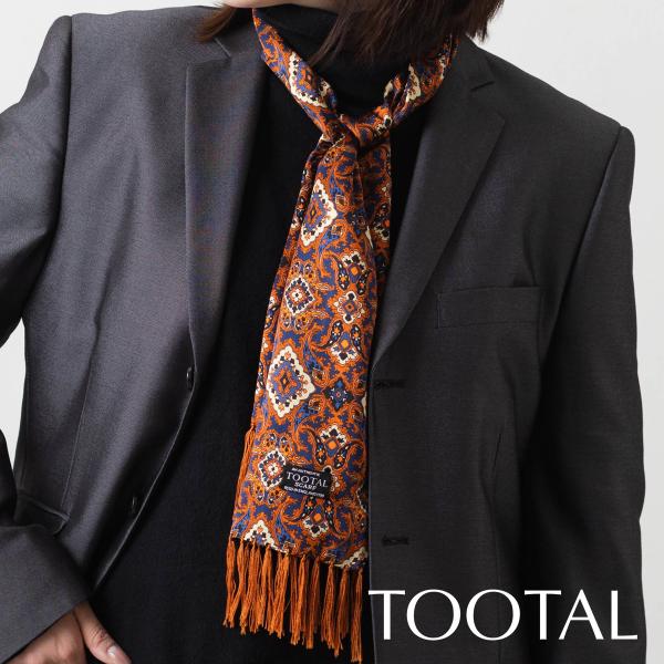 Tootal Scarf Tootal Vintage ユニセックス ピュアシルク スカーフ