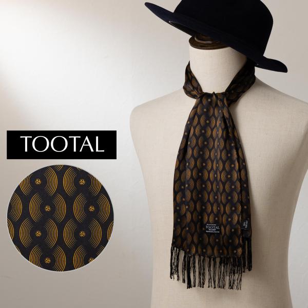 Tootal Scarf Tootal Vintage ユニセックス ピュア シルク スカーフ