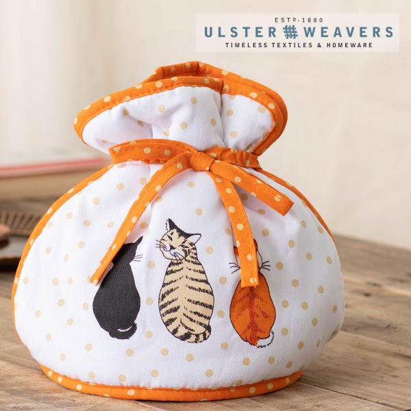 英国王室御用達 Ulster Weavers アルスターウィーバーズ ティーポット カバー ティーコージー ティーコゼー キャット イン ウェイティングティーコジー 猫