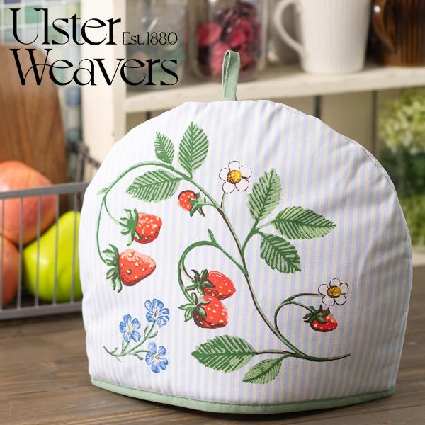 ティーポット カバー ティーコージー ティーコゼー 英国王室御用達 メーカー Ulster Weavers アルスターウィーバーズ  Strawberry Patch 苺 ボタニカル