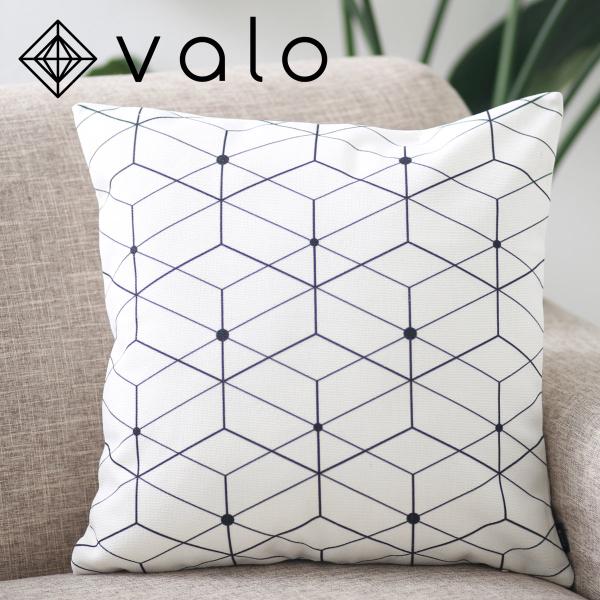 valo × Jubilee �R���{�N�b�V�����J�o�[ AIKA �k�� �􉽊w�f�U�C�� 45×45cm ���l�� �V�R�̖����܂񂾃n���h���C�h ���m�N�� �V���v�� ���_��