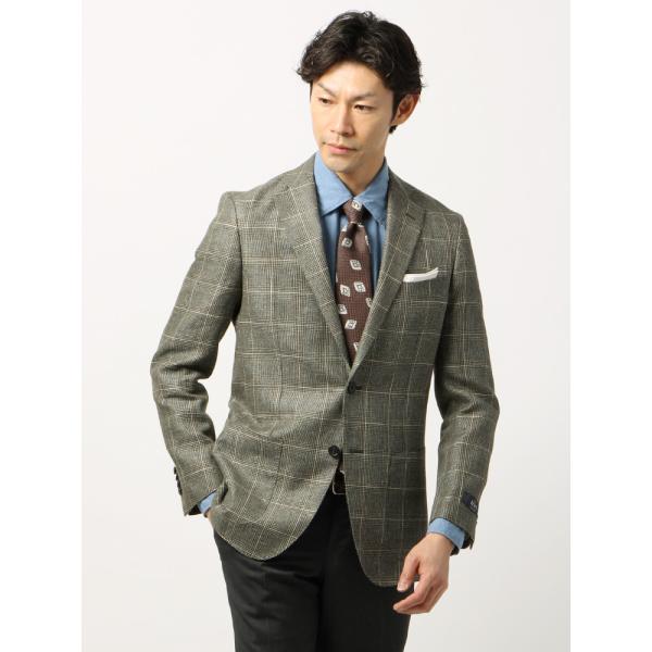 ビジネスジャケット メンズ 春夏 Blazers By Reda Bank Com グレンチェック柄ジャケット Fabric カジュアルスーツ By Reda 360 Ie ザ スーツカンパニー店 グレー ブラック ブルー 66 Off