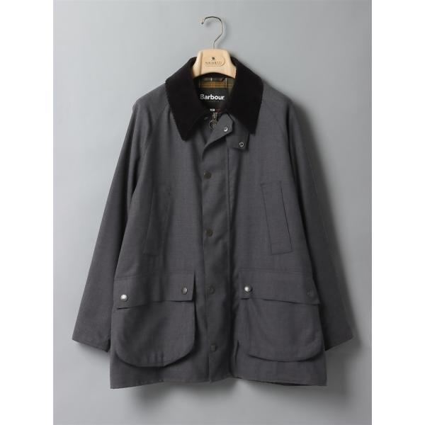 【スーツスクエア】GOOVI オーバーサイズビデイル Barbour ミルドサキソニーウール チャコールグレー