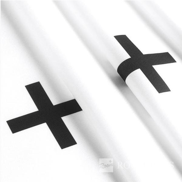 シャワーカーテン バスルーム インテリア雑貨 間仕切り モノトーン 白黒 モノクロ クロス オシャレ 防カビ 北欧 Bath Sc0008 Bath Sc0008 Doublequotation 通販 Yahoo ショッピング