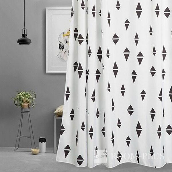 シャワーカーテン 在庫限り バスカーテン バス用品 間仕切り ホワイト ブラック モノトーン 白黒 モノクロ 防カビ 北欧 Bath Sc0026 Bath Sc0026 Doublequotation 通販 Yahoo ショッピング